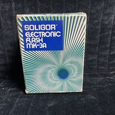 Soligor Model MK-3AS Electronic Flash for SLR Film Camera JAPAN
