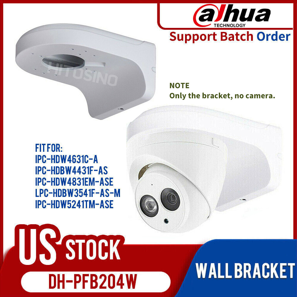 Wall Mount Bracket PFB204W For Dahua 6MP IPC-HDW4631C-A CCTV IP