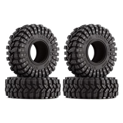 INJORA 1.0 Tires All Terrain S5 Super Soft Sticky Tires for 1/18 TRX4M 1/24 RC C