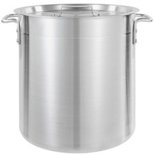 24 Qt Heavy Duty 4mm Aluminum Stock Pot w/Lid Commercial Restaurant NSF Soup 