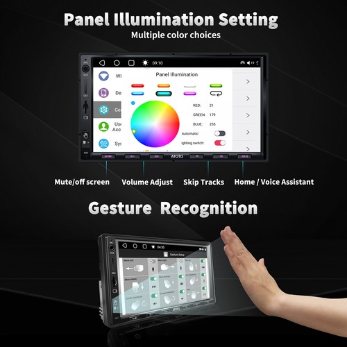 ATOTO S8Ultra 7in 2DIN Car Stereo 4G+64G Wirelss Android Auto &Carplay 4G LTE SD - Picture 14 of 16