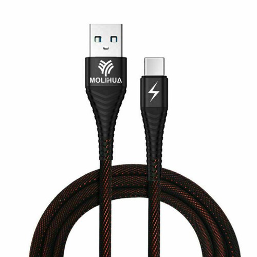 0.5-2M USB-C Kabel Nylon Schnell Ladekabel Datenkabel für Samsung Huawei HTC LG - Bild 10 von 11