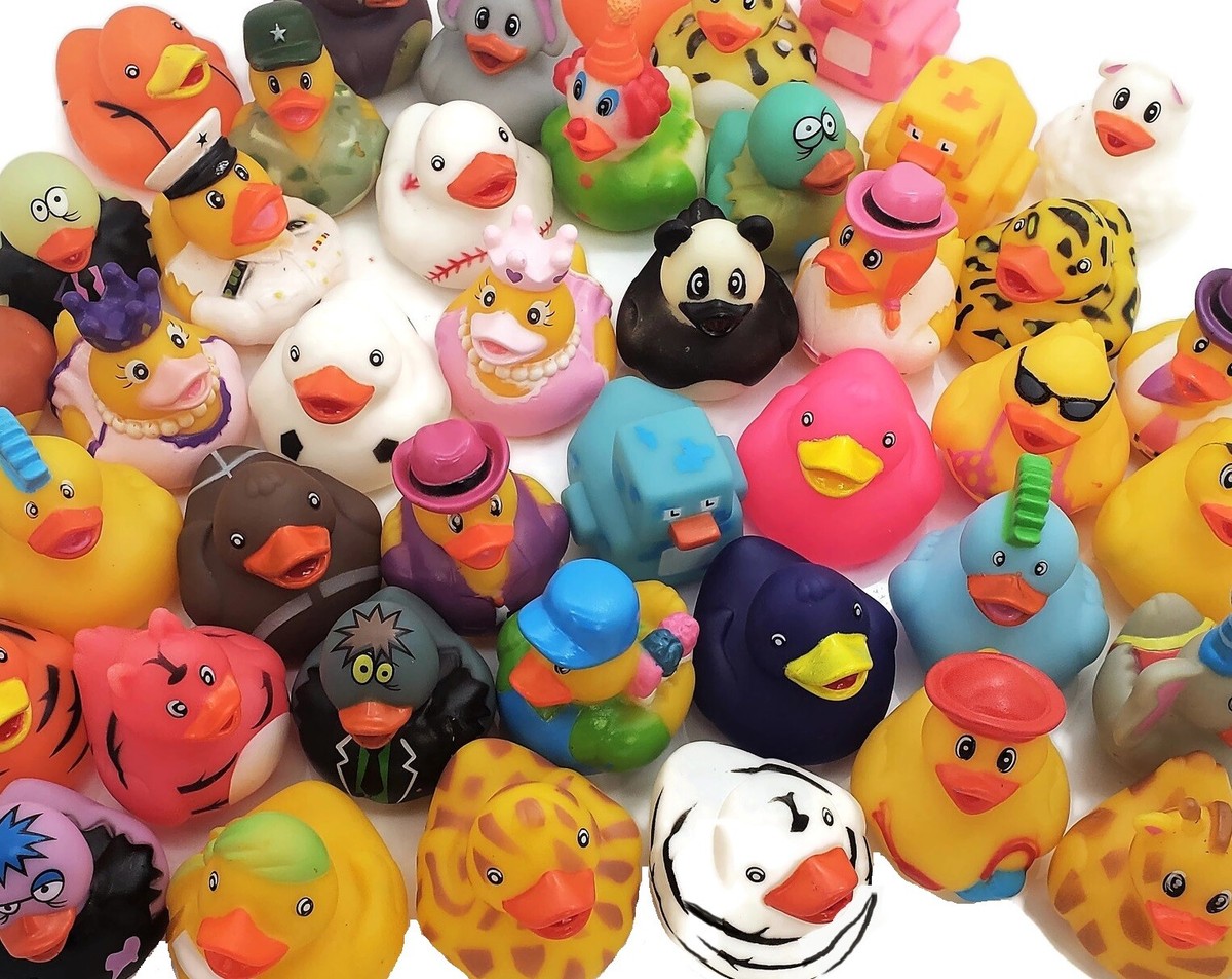 Rubber Ducky Assortment (20 Pack) Vinyl. 2 1/4
