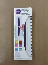 Wilton Icing Comb Set- 3 Pc. Set Makes 6 Different Textures - 417-1154