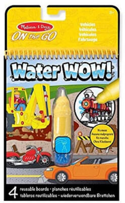 Melissa and Doug 15375 Malblock Fahrzeugmotive Wasserstift Wiederverwendbar