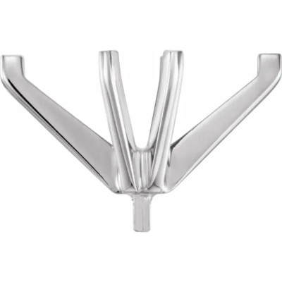 14K 18K Gold or Platinum 14x6.5 mm Marquise 6-Prong Peg Setting