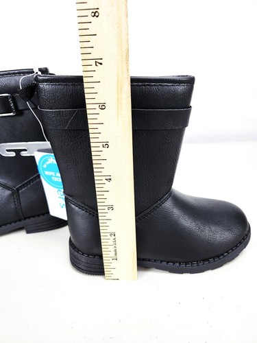 Carter's schwarz hoher Schaft Mädchen Freizeit Mode Stiefel, Reißverschluss, Kleinkind Größe 9 - Bild 9 von 9