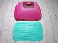 Hasbro Easy Bake Oven Accessories Tray With Cover Cookie Design Mold Lot