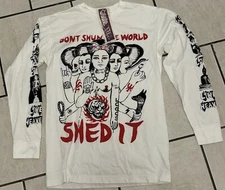 Come Tees Long Sleeve T-Shirt Don’t Shun The World  RARE Size Small Ships ASAP!