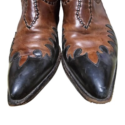 Tony Lama vintage firewalker leather cowboy boots handmade in Mexico. Tony Lama | Shoes | Tony Lama Vintage Firewalker Leather  main image 2