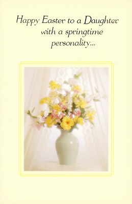 Happy EASTER Card FOR DAUGHTER, Springtime Personality by American Greetings + 