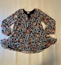 Show Me Your Mumu Size Med Jamie Tunic In Rose Ranger Mini Shift Aztec Dress EUC