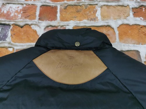 Chevignon Vintage Winter Down Jacket Outfit Department Black Size XXL Tip Top - Picture 11 of 11