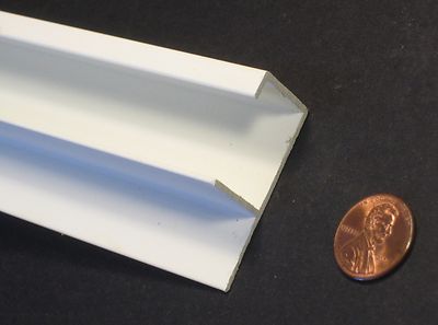 Nym 1500s Aluminum Continuous Drawer Pull White Baked Enamel