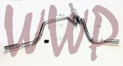 Stainless Dual Split Rear Exit CatBack Exhaust System 16-22 Toyota Tacoma 3.5L