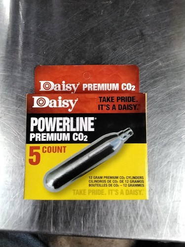 BRAND NEW DAISY POWERLINE PREMIUM CO2 5 COUNT SOLD AS A LOT OF 7 FREE SHIPPING - Picture 14 of 15