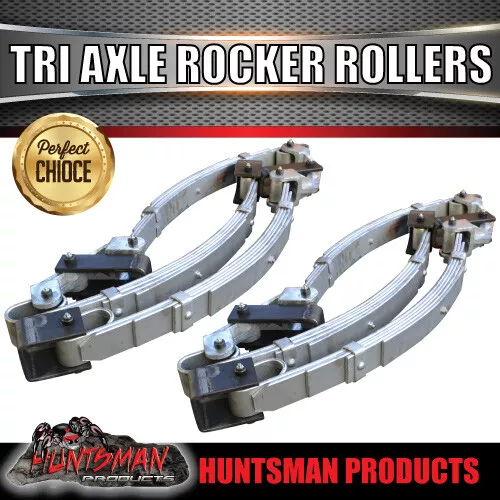 DIY 4200Kg Tri Axle Hydraulic Disc Braked Boat trailer Kit Dacromet Springs - Picture 3 of 11
