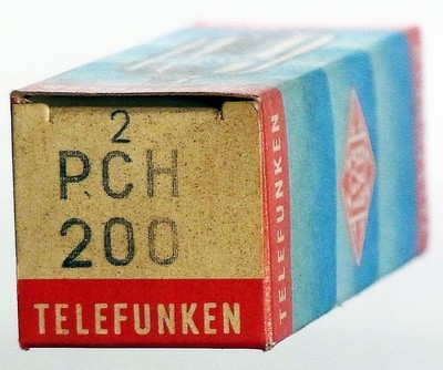 PCH200 / 9V9 Triode-Heptode von Telefunken, mit Raute ID17990