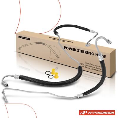 A-Premium 2x Power Steering Pressure Line Hose for Ford F-250 Super Duty 11-16