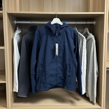 Rab Salvo Mens Softshell Jacket Size S Blue Navy Hooded Outdoor Hiking RRP £160