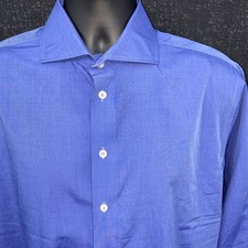 Frislid Non iron Luxury Dress Shirt Ferrari Super Soft Men B42 Blue Sweeden 15