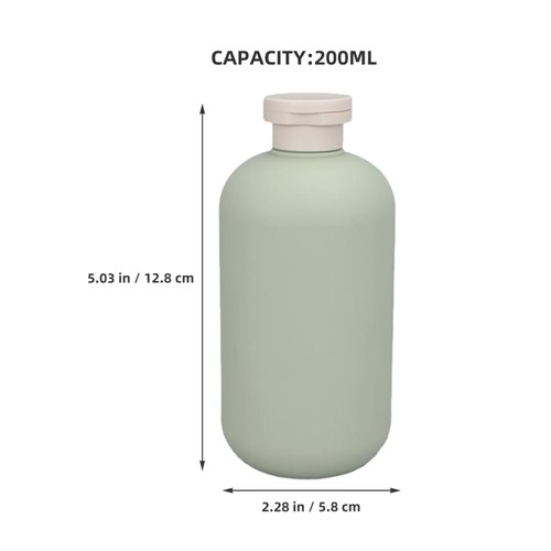 4 Pcs Washing Bottle Shampoo Bottles Empty Lotion Containers Refillable Green - Picture 11 of 12