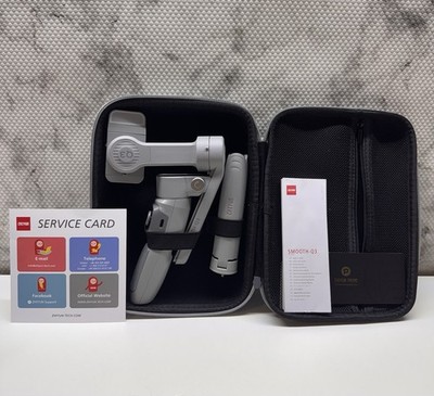 Zhiyun Smooth Q3- Axis Gimbal Stabilizer Gray for Smartphone New Open Box