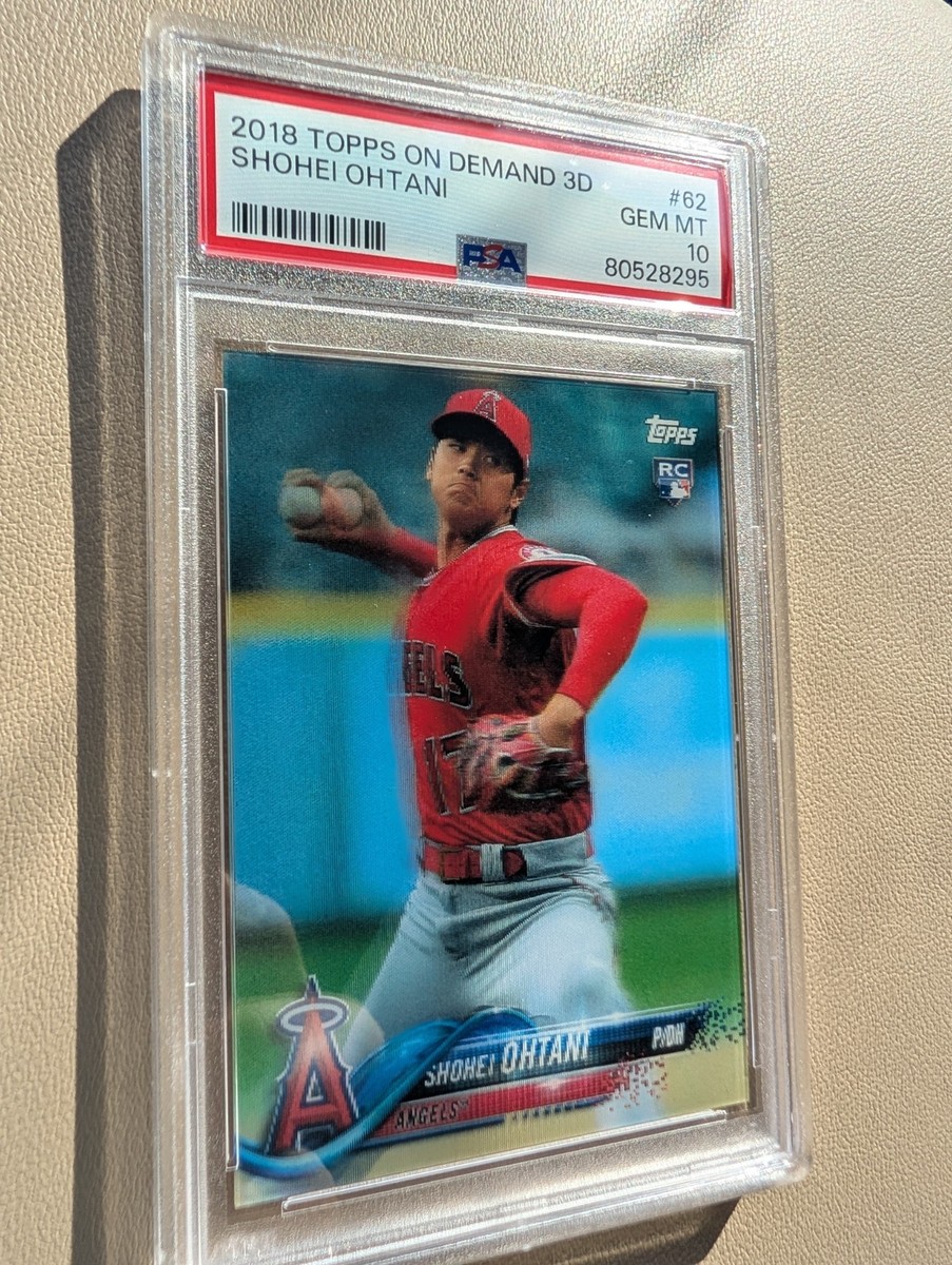 2018 Topps On Demand 3D Shohei Ohtani RC #62 Low Pop Rookie PSA 10