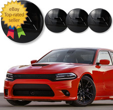 4Pcs 63Mm 2.5 Inches Slash Wheel Center Cap Covers Fit for Dodge Charger