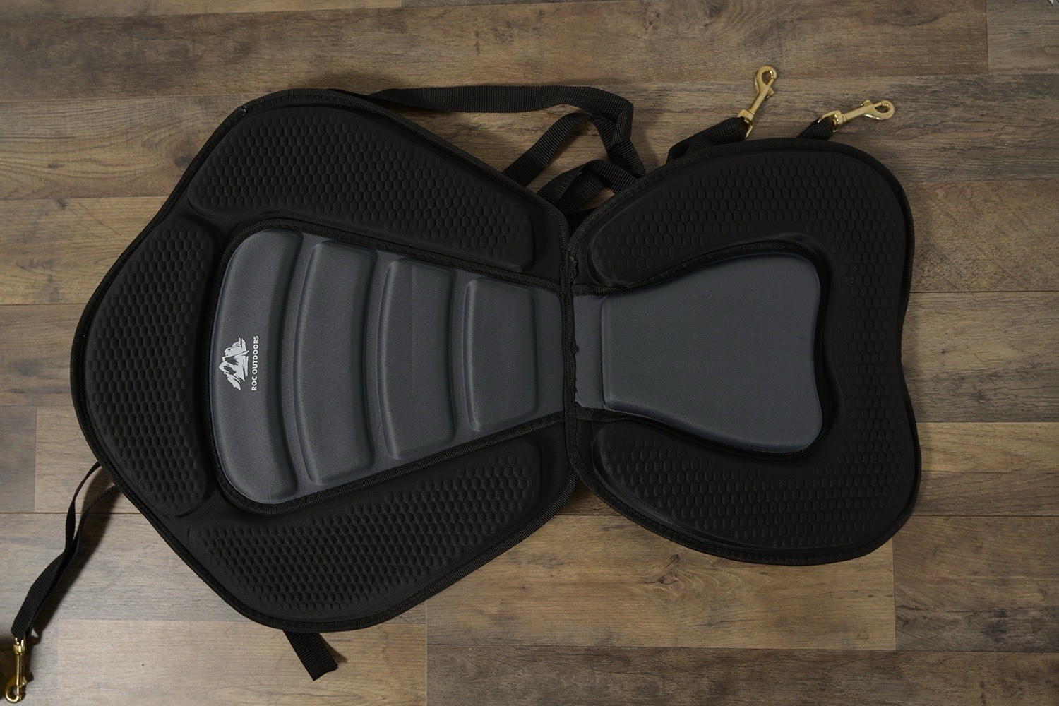 ROC Black & Gray Universal Detachable Soft Cushion SUP Paddleboard Kayak Seat