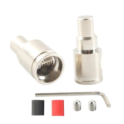 Amp Input Reducer 0GA to 0GA Car Audio Amplifier Wire Terminal Connectors Brass