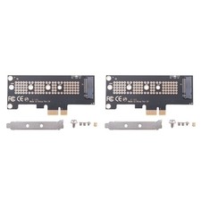 2X NVMe PCIe M.2 NGFF SSD to PCIe X1 Adapter Card PCIe X1 to M.2 Card7320
