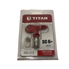 662-213 Titan Sc6  Reversible Spray Tip - Red 213 by Titan Tool