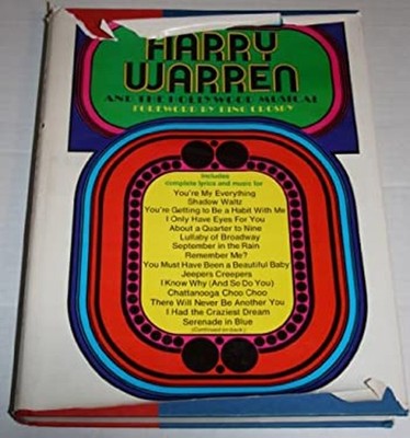 Harry Warren and the Hollywood Musical Hardcover Bing, Thomas, To