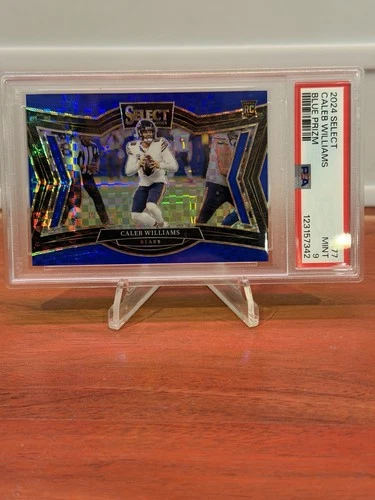 2024 Panini Select - Field Level Caleb Williams #477 Blue Prizm /75 (RC) PSA 9