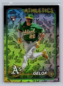 2024 Topps Series 1 Baseball #166 Zack Gelof Rabbit Foil Parallel (RC) Athletics