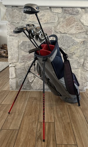 Complete Ping i3 Golf Club Set - O-Size Irons, Woods, Driver, Putter, Stand Bag