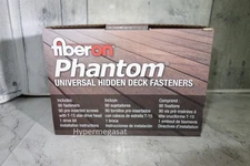 Fiberon Phantom Universal Hidden Deck Fastener Kit 90 Count w/Bit 50 sq feet box