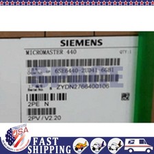 New Siemens 6SE6440-2UD41-6GB1 6SE6 440-2UD41-6GB1 1 Year Warranty Fast Shipping