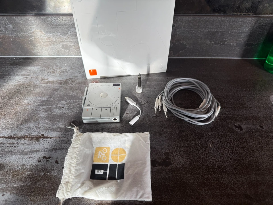 Teenage Engineering TP-7 Field Recorder - Ultra-Portable Audio Record (silver)