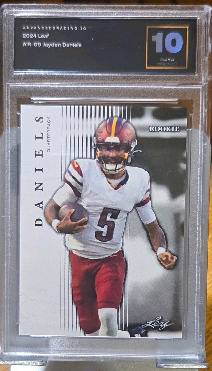 Leaf 2024 Special Release Jayden Daniels #R-09 (RC) Gem Mint 10 Commanders QB