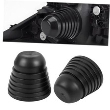 2PCS Car Headlight Dust Covers, 4 Inch Dustproof Rubber Headlight Cover for