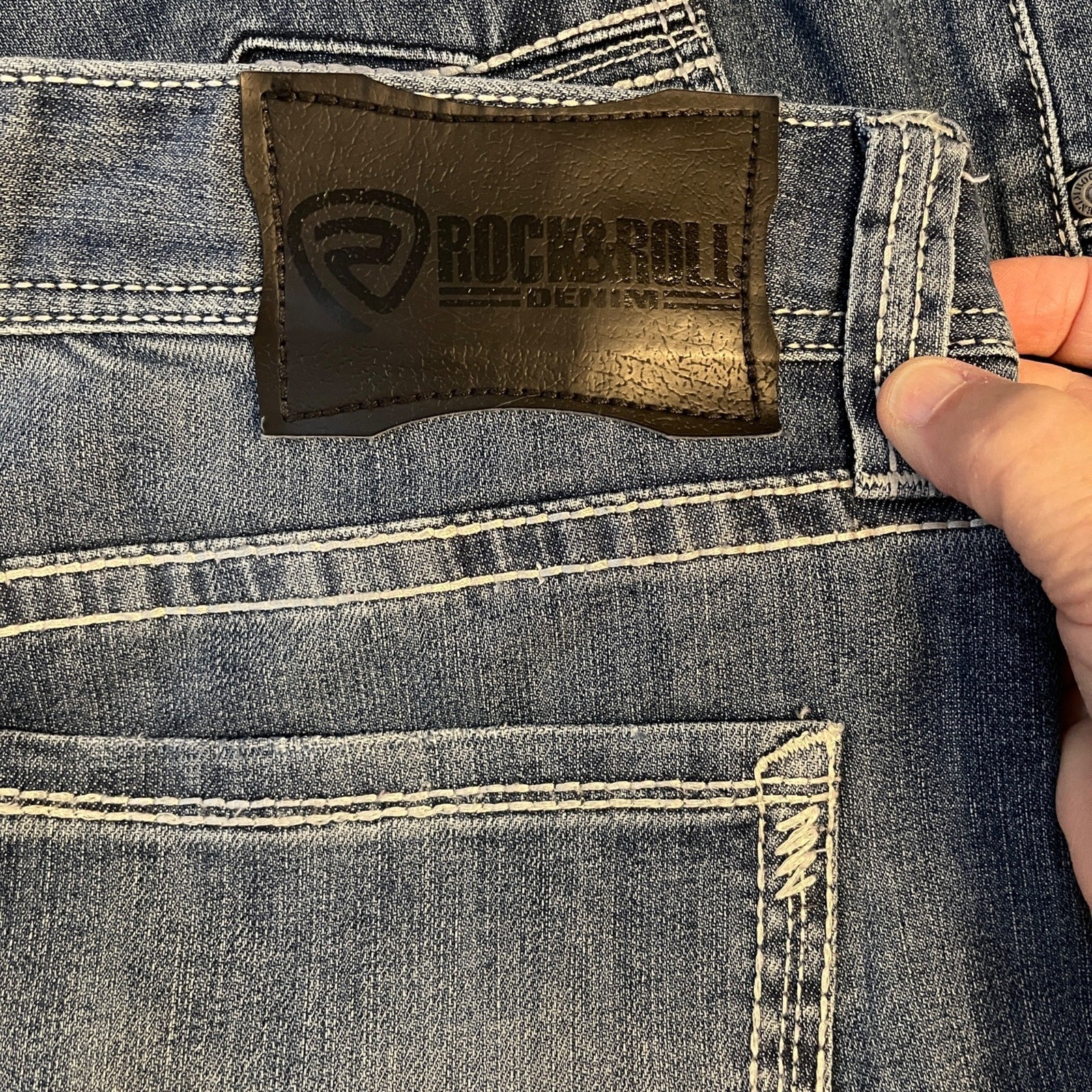 Rock and Roll Denim Mens Pistol Stackable Regular… - image 3