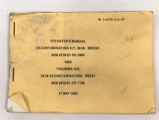 U.S. Technical Manual 3-4240-216-10 "Operator's Manual" May 1985, DIN A6