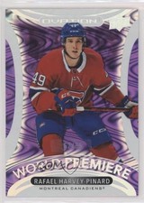 2021-22 Upper Deck Ovation World Premiere Purple 62/65 Rafael Harvey-Pinard 13mq