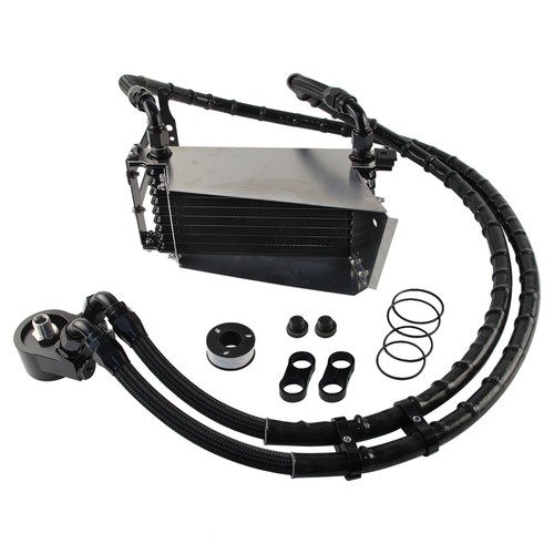 Oil Cooler Kit w/80 Deg Thermostat Adapter For Toyota GT86 FT86 Subaur BRZ ZN6 - Picture 4 of 10