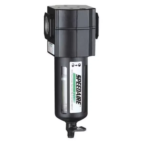 Speedaire Compressed Air Filter 3/8 NPT 150 PSI 65 CFM Polycarbonate Bowl - Image 3 of 3