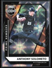 Anthony Solometo 2021 Panini Elite Extra Edition Prime Numbers /75 #37