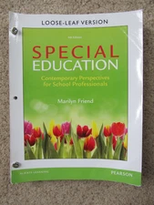 Special Education: Contemporary Perspectives - Marilyn Friend-4th Ed -Loose-Leaf