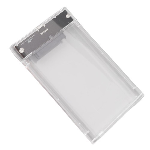 Transparent 2.5in HDD SDD Box Case Type C Mobile Hard Disc External Encl CB - Afbeelding 13 van 22